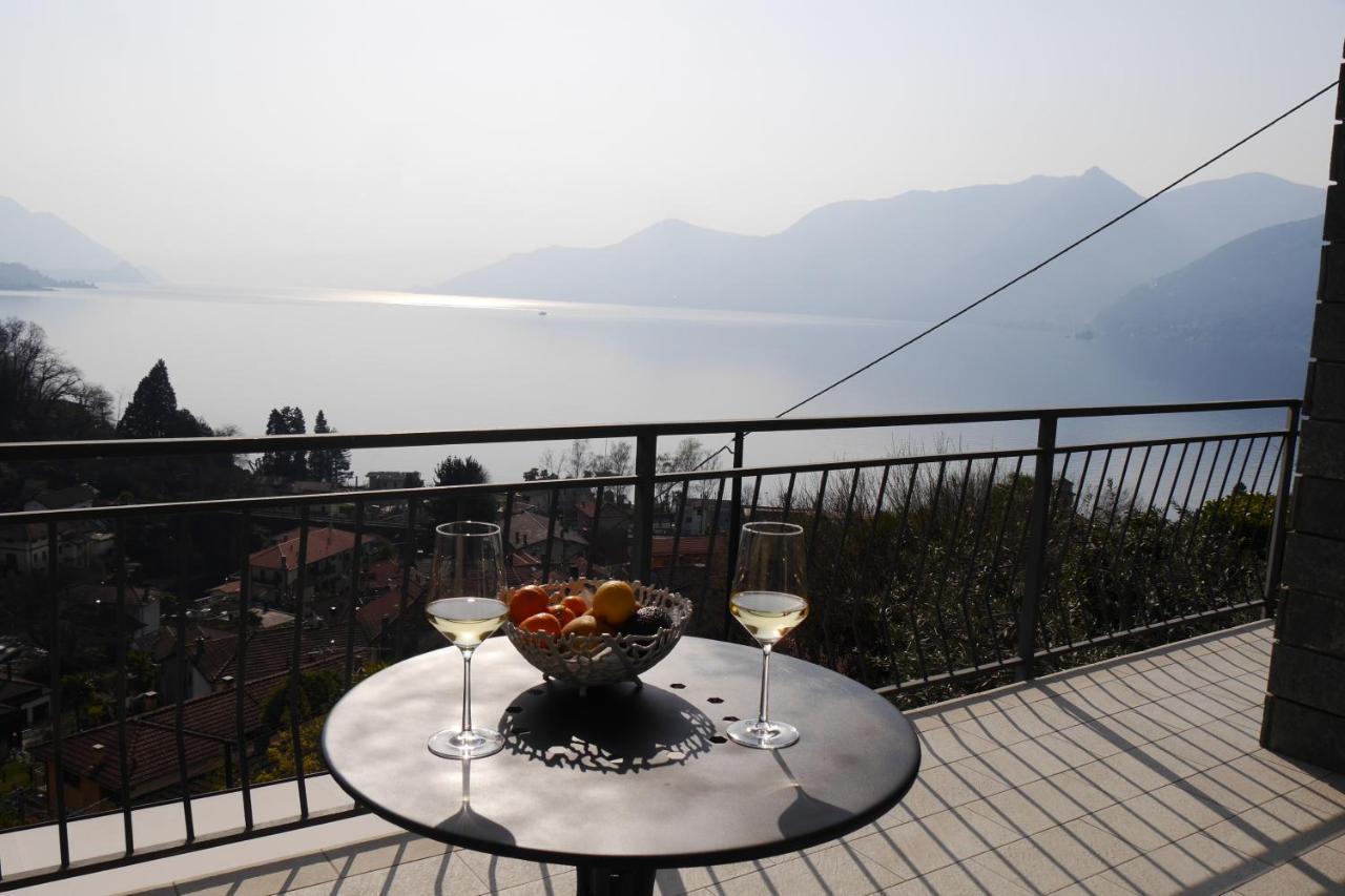 Casa Colmegna Mit Traumhaften See- Und Bergblick Luino Exteriér fotografie