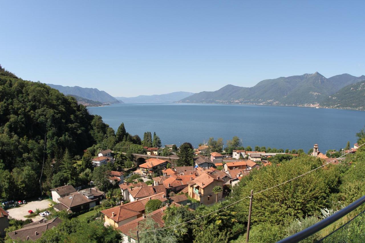 Casa Colmegna Mit Traumhaften See- Und Bergblick Luino Exteriér fotografie